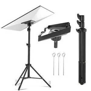 Starlink Gen 3 Tripod Stand with Tent Stakes & Alloy Pipe Adapter, Portable Rev4 Disc Mounting Kit for Camping, Outdoor Activities, Temporary Workplaces - Weatherproof Ground Anchor for Satellite Dish Starlink Gen 3 Tripod Stand with Tent Stakes & Alloy Pipe Adapter, Portable Rev4 Disc Mounting Kit for Camping, Outdoor Activities, Temporary Workplaces - Weatherproof Ground Anchor for Satellite Dish