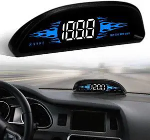 P SEPEY Universal Digital GPS Speedometer Car HUD Head Up Display Multifunction GPS Speed Meter White P SEPEY Universal Digital GPS Speedometer Car HUD Head Up Display Multifunction GPS Speed Meter White