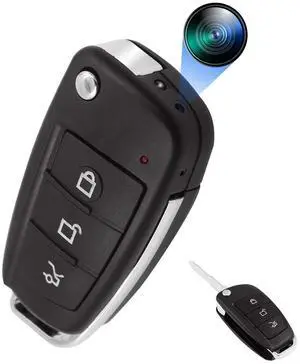 Hidden Camera Car Key, Car Fob Camera, 1080P HD Portable Security Camera with Night Vision, Motion Detection, Loop Working for Indoor/Outdoor Safety, No WiFi Hidden Camera Car Key, Car Fob Camera, 1080P HD Portable Security Camera with Night Vision, Motion Detection, Loop Working for Indoor/Outdoor Safety, No WiFi