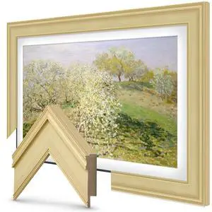 Antique White 50" Premiere Deco TV Frame - Compatible ONLY with Samsung The Frame TVs (Fits 2021-2026, LS03A, LS03B, LS03C, LS03D, LS03FA) Antique White 50" Premiere Deco TV Frame - Compatible ONLY with Samsung The Frame TVs (Fits 2021-2026, LS03A, LS03B, LS03C, LS03D, LS03FA)