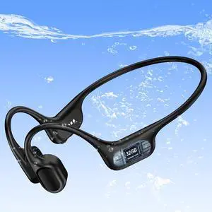 RR SPORTS IP68 Waterproof Swimming Headphones, Bone Conduction Bluetooth 6.0 Headphones, Built-in 32GB MP3 Player, Soft Lightweight Open-Ear Design for Swimming Marathons Showers Cycling(A51 RR SPORTS IP68 Waterproof Swimming Headphones, Bone Conduction Bluetooth 6.0 Headphones, Built-in 32GB MP3 Player, Soft Lightweight Open-Ear Design for Swimming Marathons Showers Cycling(A51