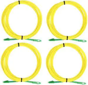 OpZonik 5M - 4Pack LC/APC to SC/APC Fiber Optic Patch Cable Single Mode Simplex Optical Patch Cord 9/125m Fiber Optic Cable LC APC-SC APC 5 Meter (16.4ft) Pack of 4 OpZonik 5M - 4Pack LC/APC to SC/APC Fiber Optic Patch Cable Single Mode Simplex Optical Patch Cord 9/125m Fiber Optic Cable LC APC-SC APC 5 Meter (16.4ft) Pack of 4