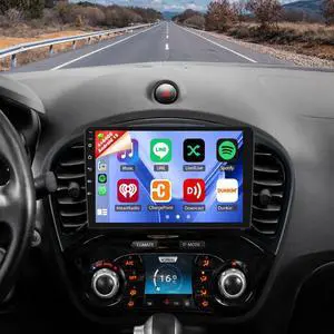 4+64G Car Radio for Nissan Juke 2011-2016 Wireless Carplay Android Car Stereo, 9 Inch Touschscreen with Android Auto 5G WiFi GPS Navigation AHD Backup Camera FM RDS Radio Receiver 4+64G Car Radio for Nissan Juke 2011-2016 Wireless Carplay Android Car Stereo, 9 Inch Touschscreen with Android Auto 5G WiFi GPS Navigation AHD Backup Camera FM RDS Radio Receiver