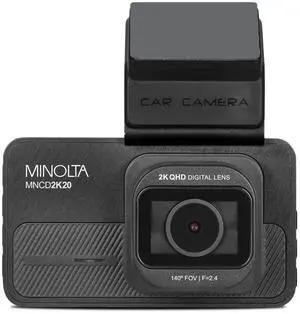 Minolta 2.5K Quad HD Dash Camera - Car Camcorder with 140 Degree Wide Angle Lens, ADAS Voice Alerts, Parking Monitor, Loop Recording, G Sensor, Motion Detection, 3 inch LCD Screen (Black) Minolta 2.5K Quad HD Dash Camera - Car Camcorder with 140 Degree Wide Angle Lens, ADAS Voice Alerts, Parking Monitor, Loop Recording, G Sensor, Motion Detection, 3 inch LCD Screen (Black)