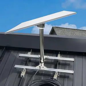 Gen 3 Starlink Roof Mount,Standing Seam Metal Roof Mount for Starlink Standard 4/4X,with Pipe Adapter,No Drilling Required,Adjustable,Strong Load-Bearing Capacity(for Starlink Gen 3) Gen 3 Starlink Roof Mount,Standing Seam Metal Roof Mount for Starlink Standard 4/4X,with Pipe Adapter,No Drilling Required,Adjustable,Strong Load-Bearing Capacity(for Starlink Gen 3)