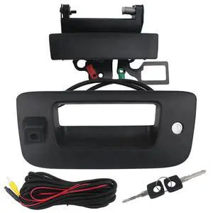omoZone Backup Camera Tailgate Handle Rear View Camera Liftgate Latch Handle with Key Lock Cylinder Black Compatible with 2007-2014 Chevrolet Chevy Silverado GMC Sierra 1500 2500 3500 omoZone Backup Camera Tailgate Handle Rear View Camera Liftgate Latch Handle with Key Lock Cylinder Black Compatible with 2007-2014 Chevrolet Chevy Silverado GMC Sierra 1500 2500 3500