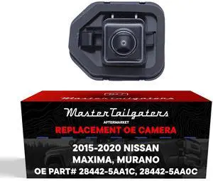 Master Tailgaters Replacement for Nissan Murano (2015-2020), Maxima (2016-2020) w/o AVM Backup Camera OE Part # 28442-5AA1C, 28442-5AA0C Master Tailgaters Replacement for Nissan Murano (2015-2020), Maxima (2016-2020) w/o AVM Backup Camera OE Part # 28442-5AA1C, 28442-5AA0C