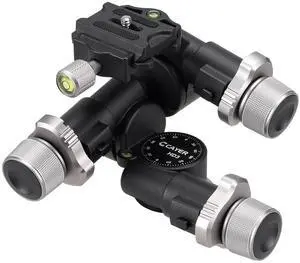 Cayer HD3 Geared Tripod Head Micro Adjust 360 Arca QR Plate Cayer HD3 Geared Tripod Head Micro Adjust 360 Arca QR Plate