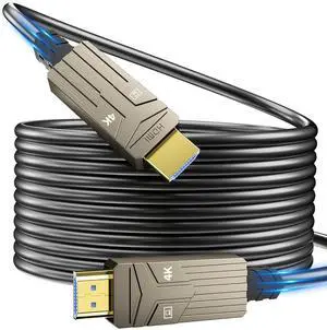 Soonsoonic Fiber Optic HDMI Cable 75ft,18Gbps 4K@60Hz(4:4:4) Unidirectional Active 2.0 Cord,Support HDR10 ARC HDCP 2.2 3D CEC Atmos DTS:X, Ultra high Speed Flexible and Slim22.5m Soonsoonic Fiber Optic HDMI Cable 75ft,18Gbps 4K@60Hz(4:4:4) Unidirectional Active 2.0 Cord,Support HDR10 ARC HDCP 2.2 3D CEC Atmos DTS:X, Ultra high Speed Flexible and Slim22.5m