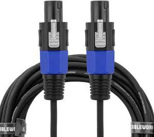 Cableworks By Gator Cases Backline Series Standard 50 Foot Twist Lock Connector to Twist Lock Connector Speaker Cable, (GCWB-SPK-50-2TL) Cableworks By Gator Cases Backline Series Standard 50 Foot Twist Lock Connector to Twist Lock Connector Speaker Cable, (GCWB-SPK-50-2TL)