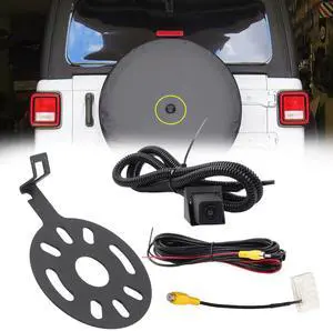 Dasbecan Backup Camera Compatible with 2007-2018 Jeep Wrangler JK Spare Tire Mount Rear View Reverse Camera, Adjustable Bracket, Removable Guidelines with OEM Monitor Adapter Heavy-Duty Metal Housing Dasbecan Backup Camera Compatible with 2007-2018 Jeep Wrangler JK Spare Tire Mount Rear View Reverse Camera, Adjustable Bracket, Removable Guidelines with OEM Monitor Adapter Heavy-Duty Metal Housing