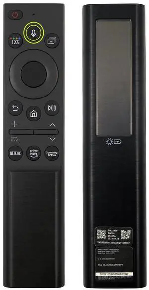 BN59-01357A New Solar TV Remote Replacement,Compatible with Samsung The Frame Neo QLED 4K/8K UHD Smart TVs,with Rechargeable Solar Cel Black BN59-01357A New Solar TV Remote Replacement,Compatible with Samsung The Frame Neo QLED 4K/8K UHD Smart TVs,with Rechargeable Solar Cel Black