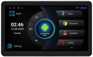 Ichuangxin 10.1" Car TV Headrest Monitor for Back Seat, 4K Android Tablet Portable Rear Entertainment System, Support Phone Wireless MirrorLink, with WiFi/HDMI/USB/Video Player, 2G+32G (1*PCS) Ichuangxin 10.1" Car TV Headrest Monitor for Back Seat, 4K Android Tablet Portable Rear Entertainment System, Support Phone Wireless MirrorLink, with WiFi/HDMI/USB/Video Player, 2G+32G (1*PCS)
