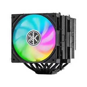 KINGCOOL CRYO Titan ARGB 120 CPU Air Cooler, 6 Heat Pipes & Dual Towers, 120mm PWM Cooling Fans, 1800 RPM Speed, ARGB Lighting, PC Cooler for AMD AM4 AM5/ Intel LGA 1851/1700, Black KINGCOOL CRYO Titan ARGB 120 CPU Air Cooler, 6 Heat Pipes & Dual Towers, 120mm PWM Cooling Fans, 1800 RPM Speed, ARGB Lighting, PC Cooler for AMD AM4 AM5/ Intel LGA 1851/1700, Black