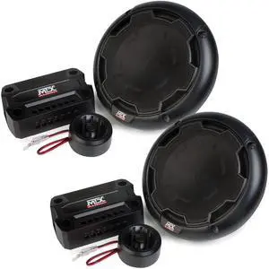 MTX Audio THUNDER61 Thunder Series 6.5", 2-Way, 90W RMS 4-Ohm Component Speaker Pair MTX Audio THUNDER61 Thunder Series 6.5", 2-Way, 90W RMS 4-Ohm Component Speaker Pair