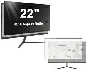 LYLSMGS Hanging Removable Screen Protector Privacy Screen Panel for 22 inch 16:10 Widescreen Monitor,Anti Glare Blue Light Filter Monitor Privacy Shield,Black Security Shield Protector LYLSMGS Hanging Removable Screen Protector Privacy Screen Panel for 22 inch 16:10 Widescreen Monitor,Anti Glare Blue Light Filter Monitor Privacy Shield,Black Security Shield Protector