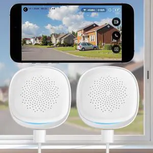 Window Camera, 5/2.4Ghz WiFi Cameras for Home Security, Human Detection, 24/7 Recording, Two-Way Audio, Compatible with Alexa/Google Home(2 Camera) Window Camera, 5/2.4Ghz WiFi Cameras for Home Security, Human Detection, 24/7 Recording, Two-Way Audio, Compatible with Alexa/Google Home(2 Camera)