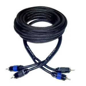Sky High Car Audio Premium 2-Channel RCA Cable - 12ft Sky High Car Audio Premium 2-Channel RCA Cable - 12ft