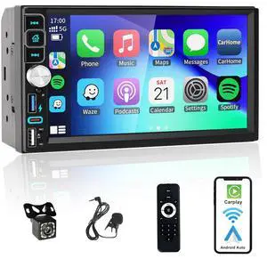 Alondy Double Din Car Stereo 7" Touchscreen Wireless CarPlay/Android Auto Alondy Double Din Car Stereo 7" Touchscreen Wireless CarPlay/Android Auto