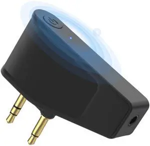 Airplane Bluetooth Adapter Compatible with Bose Wireless/Wired Headphones and Any 3.5mm Aux Jack on Airplane, Bluetooth 5.3 Transmitter Receiver and 3.5mm Audio Jack (2 in 1) Airplane Bluetooth Adapter Compatible with Bose Wireless/Wired Headphones and Any 3.5mm Aux Jack on Airplane, Bluetooth 5.3 Transmitter Receiver and 3.5mm Audio Jack (2 in 1)