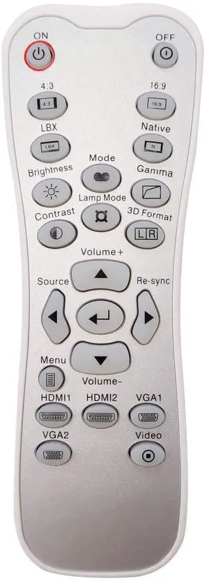 INTECHING BR-3067B Projector Remote Control for Optoma DH1011, EH300, HD131X, HD131Xe, HD131Xw, HD25, HD2500, HD25e, HD25-LV, HD25-LV-WHD, HD30, HD30B INTECHING BR-3067B Projector Remote Control for Optoma DH1011, EH300, HD131X, HD131Xe, HD131Xw, HD25, HD2500, HD25e, HD25-LV, HD25-LV-WHD, HD30, HD30B