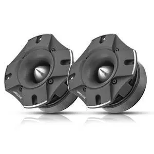 Warzone 2X WZ80TW 4.81-Inch Super Tweeter Speaker, 4 Ohm, 3600W Total Max Power, 103dB Sensitivity, Titanium Diaphragm, CCAW Voice Coil for Pro Car Audio (Pair) Warzone 2X WZ80TW 4.81-Inch Super Tweeter Speaker, 4 Ohm, 3600W Total Max Power, 103dB Sensitivity, Titanium Diaphragm, CCAW Voice Coil for Pro Car Audio (Pair)
