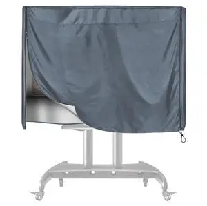 SELUGOVE Mobile TV Stand Cover for 60-72 Inch Waterproof Moisture-proof Dust-proof TV Screen Protection Cover Grey SELUGOVE Mobile TV Stand Cover for 60-72 Inch Waterproof Moisture-proof Dust-proof TV Screen Protection Cover Grey
