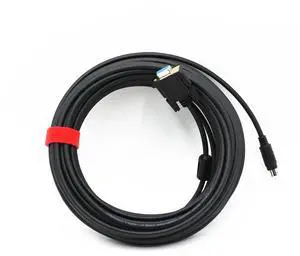 Wood Thrush PTZ Camera Control Cable, 8-Pin Mini-DIN to RS232 VISCA Cable for Long-Distance Camera Control. Connect to Joystick, Keyboard, or PC. Compatible with Most Major Brands. (49.2ft/15m) Wood Thrush PTZ Camera Control Cable, 8-Pin Mini-DIN to RS232 VISCA Cable for Long-Distance Camera Control. Connect to Joystick, Keyboard, or PC. Compatible with Most Major Brands. (49.2ft/15m)