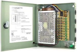 AOMUCH 9 Output Channel CCTV Power Supply Box DC 12V 10A AOMUCH 9 Output Channel CCTV Power Supply Box DC 12V 10A