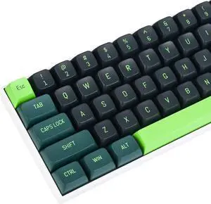 iRoboosta CSA Profile PBT Keycaps - Double Shot Green and Black 160 Keys Custom Keycap Set - Compatible with 60% 65% 75% 80% Full Size Layouts Cherry MX Switches Mechanical Keyboard (Soundwave) iRoboosta CSA Profile PBT Keycaps - Double Shot Green and Black 160 Keys Custom Keycap Set - Compatible with 60% 65% 75% 80% Full Size Layouts Cherry MX Switches Mechanical Keyboard (Soundwave)