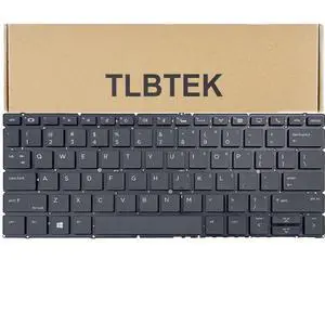 TLBTEK Backlight Laptop Keyboard Replacement Compatible with HP EliteBook X360 830 G5 830 G6 L40527-061 L40527-B31 Series Laptop TLBTEK Backlight Laptop Keyboard Replacement Compatible with HP EliteBook X360 830 G5 830 G6 L40527-061 L40527-B31 Series Laptop