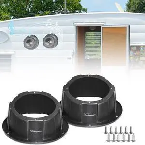 StarknightMT 2Pcs 6.5 Inch Speaker Pods Universal Angled Pre-drilled Surface Mount Water Resistant Impact Proof PP Speaker Boxes Enclosures for All Model RVs, UTVs, Boats, Golf Carts, ATV, Truck StarknightMT 2Pcs 6.5 Inch Speaker Pods Universal Angled Pre-drilled Surface Mount Water Resistant Impact Proof PP Speaker Boxes Enclosures for All Model RVs, UTVs, Boats, Golf Carts, ATV, Truck