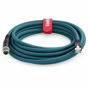 DRRI M12 X-Coded 8 Pin to RJ45 10Gb Gigabit Ethernet Interface Cat 7e Shielded Cable for Keyence SR-750 SR-650 Code Reader Barcode Scanner 3D Cognex Cameras (5M) DRRI M12 X-Coded 8 Pin to RJ45 10Gb Gigabit Ethernet Interface Cat 7e Shielded Cable for Keyence SR-750 SR-650 Code Reader Barcode Scanner 3D Cognex Cameras (5M)