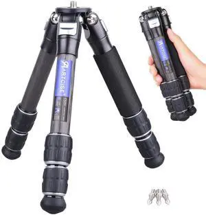 ARTCISE Mini Carbon Tripod CS25C Lightweight Compact Travel Carbon Fiber Desktop Tripod Portable Table Camera Video Tripod for DSLR Digital Mobile Phone Max Load 22lb/10kg ARTCISE Mini Carbon Tripod CS25C Lightweight Compact Travel Carbon Fiber Desktop Tripod Portable Table Camera Video Tripod for DSLR Digital Mobile Phone Max Load 22lb/10kg