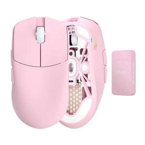 Lamzu Maya Champion Edition Wireless Gaming Mouse, Ultra-Lightweight 45g, Optical Switch, Golden TTC Dust-Proof Encoder, Pixart PAW 3950 IC, 8K Compatible, for Small Hands Users (Light Pink) Lamzu Maya Champion Edition Wireless Gaming Mouse, Ultra-Lightweight 45g, Optical Switch, Golden TTC Dust-Proof Encoder, Pixart PAW 3950 IC, 8K Compatible, for Small Hands Users (Light Pink)
