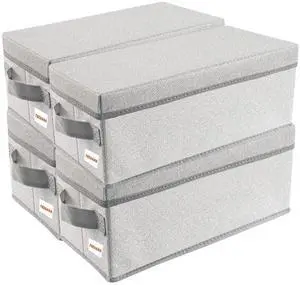 CD/DVD Storage Box Universal, Stackable CD/DVD Organizer with lid, Blu-ray disc Media Holder, Video Game Disk, Album, 4Pack can Hold 180cd / 80dvd Beige CD/DVD Storage Box Universal, Stackable CD/DVD Organizer with lid, Blu-ray disc Media Holder, Video Game Disk, Album, 4Pack can Hold 180cd / 80dvd Beige