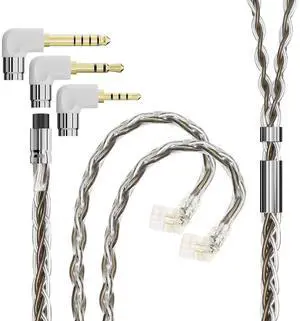 ARTTI Wave Headphone Upgrade Cable 8 Cores 144 Strands Silver-Plated Copper 7N OCC Earphone IEM Cable 2.5/3.5/4.4mm 3in1 Metal Plug (TRICOL, QDC Bend Plug) ARTTI Wave Headphone Upgrade Cable 8 Cores 144 Strands Silver-Plated Copper 7N OCC Earphone IEM Cable 2.5/3.5/4.4mm 3in1 Metal Plug (TRICOL, QDC Bend Plug)