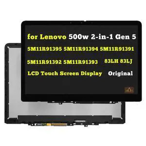 GBOLE Screen Replacement for Lenovo 500w 2-in-1 Gen 5 83LH 83LJ 5M11R91395 5M11R91394 5M11R91391 5M11R91392 5M11R91393 1920x1200 LCD Touch Screen Display Digitizer Assembly GBOLE Screen Replacement for Lenovo 500w 2-in-1 Gen 5 83LH 83LJ 5M11R91395 5M11R91394 5M11R91391 5M11R91392 5M11R91393 1920x1200 LCD Touch Screen Display Digitizer Assembly