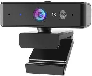 4K Webcam for PC with Microphone, Auto Focus, 3X Digital Zoom, USB-A 4K Webcam for PC with Microphone, Auto Focus, 3X Digital Zoom, USB-A