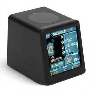 Bitcoins Miner, 1.54 Inch Smart Display Crypto Miner Lottery Mining Device, 1060 KH/s BTC Mining Machine with Desktop Clock Function (Black) Bitcoins Miner, 1.54 Inch Smart Display Crypto Miner Lottery Mining Device, 1060 KH/s BTC Mining Machine with Desktop Clock Function (Black)