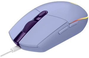 Logitech G203 Prodigy Wired Gaming Mouse, 8,000 DPI, RGB, Lightweight, 6 Programmable Buttons, On-Board Memory, Compatible with PC/Mac - Lilac Logitech G203 Prodigy Wired Gaming Mouse, 8,000 DPI, RGB, Lightweight, 6 Programmable Buttons, On-Board Memory, Compatible with PC/Mac - Lilac