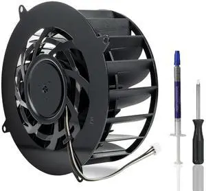 PS5 CPU Cooling Fan, Internal Cooler Fan Replacement for PS5 Series 12V 2.15A 23 Blades(with Heatsink Paste& T8 Screwdriver) (PS5 Pro CFI-70XX) PS5 CPU Cooling Fan, Internal Cooler Fan Replacement for PS5 Series 12V 2.15A 23 Blades(with Heatsink Paste& T8 Screwdriver) (PS5 Pro CFI-70XX)