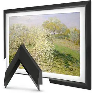 Modern Tuxedo Black 50" Slim Deco TV Frame - Compatible ONLY with Samsung The Frame TVs (Fits 2021-2026, LS03A, LS03B, LS03C, LS03D, LS03FA) Modern Tuxedo Black 50" Slim Deco TV Frame - Compatible ONLY with Samsung The Frame TVs (Fits 2021-2026, LS03A, LS03B, LS03C, LS03D, LS03FA)