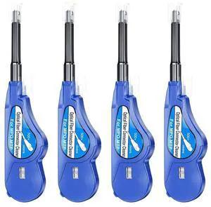 Duogalia 4-Pack Fiber Optic Cleaner Tool for MPO/MTP Connector - Cleaning Pen Over 500 Cleans for Fiber Endface & Optical Connector (Blue) Duogalia 4-Pack Fiber Optic Cleaner Tool for MPO/MTP Connector - Cleaning Pen Over 500 Cleans for Fiber Endface & Optical Connector (Blue)