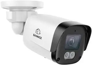 SANNCE 5MP Super HD PoE IP Security Camera with 2-Way Audio,100ft Night Vision,IP67 Weatherproof, Human/Vehicle Detection,H.265+ Indoor/Outdoor Surveillance Camera SANNCE 5MP Super HD PoE IP Security Camera with 2-Way Audio,100ft Night Vision,IP67 Weatherproof, Human/Vehicle Detection,H.265+ Indoor/Outdoor Surveillance Camera
