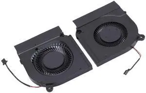 CPU GPU Cooling Fan Replacement, DC 5V Low Noise Dual Cooling System Laptop Cooler Parts with Aluminum Alloy and ABS, for 5 2020 N20C1 AN515 Series Laptops CPU GPU Cooling Fan Replacement, DC 5V Low Noise Dual Cooling System Laptop Cooler Parts with Aluminum Alloy and ABS, for 5 2020 N20C1 AN515 Series Laptops