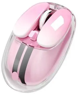 M60 Tri-Mode Wireless Mouse, Transparent Gradient Silent Bluetooth Mouse (Bluetooth 5.0 + 2.4G + Wired), Ergonomic Portable Cute Computer Mouse for Laptop, Desktop, Mac, Windows, Office & Home M60 Tri-Mode Wireless Mouse, Transparent Gradient Silent Bluetooth Mouse (Bluetooth 5.0 + 2.4G + Wired), Ergonomic Portable Cute Computer Mouse for Laptop, Desktop, Mac, Windows, Office & Home