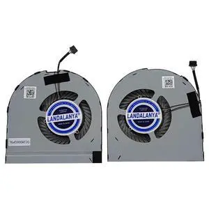 LANDALANYA Replacement New CPU and GPU Cooling Fan for DELL Procision 7550 M7550 7560 M7560 RTX4000 2020 Series Dedicated EG75070S1-C510-S9A EG75070S1-C520-S9A DC5V 0.54A Fan LANDALANYA Replacement New CPU and GPU Cooling Fan for DELL Procision 7550 M7550 7560 M7560 RTX4000 2020 Series Dedicated EG75070S1-C510-S9A EG75070S1-C520-S9A DC5V 0.54A Fan