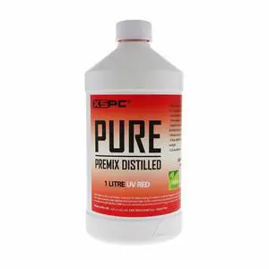 XSPC Pure Premix Distilled PC Coolant, 1 Liter, UV Red XSPC Pure Premix Distilled PC Coolant, 1 Liter, UV Red