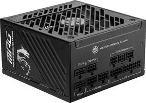 MSI MPG A1250GS PCIE5 II, Fully Modular Gaming 1250W Power Supply, 80+ Gold, Dual 12V-2x6 Cables, Server-Grade Capacitor, ATX 3.1 & PCIe 5.1 Ready, Low-Noise, 8-pin PCIe x 3, 10 Year Warranty MSI MPG A1250GS PCIE5 II, Fully Modular Gaming 1250W Power Supply, 80+ Gold, Dual 12V-2x6 Cables, Server-Grade Capacitor, ATX 3.1 & PCIe 5.1 Ready, Low-Noise, 8-pin PCIe x 3, 10 Year Warranty